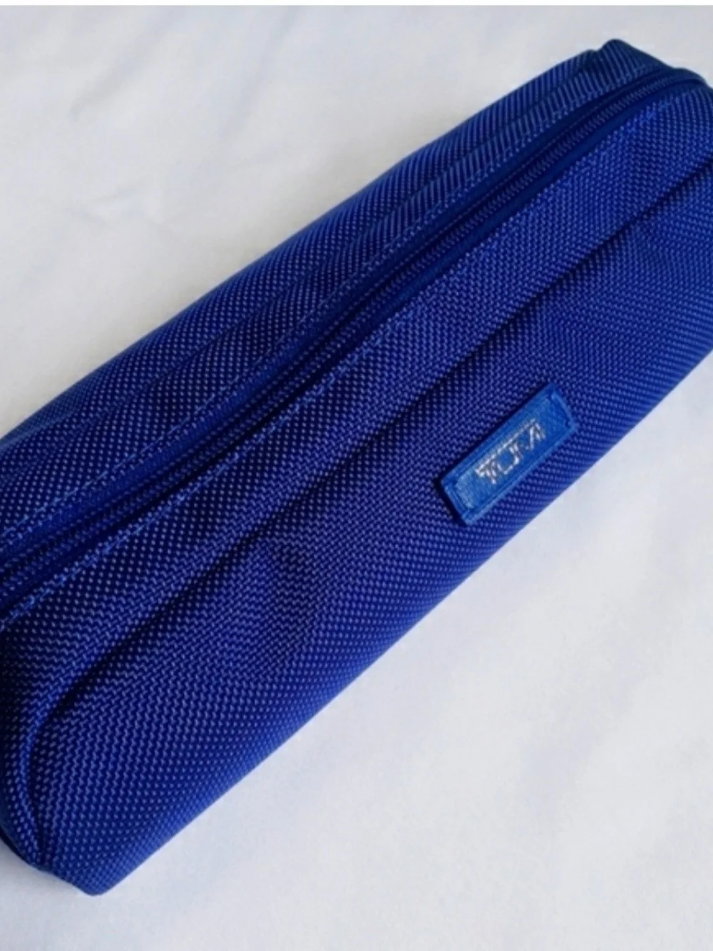 TUMI Blue Ballistic Nylon Travel Pouch | Toiletry Bag Tech Organizer